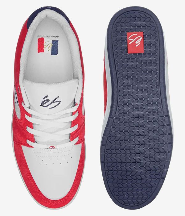 éS Accel Slim Shoes (red white navy)