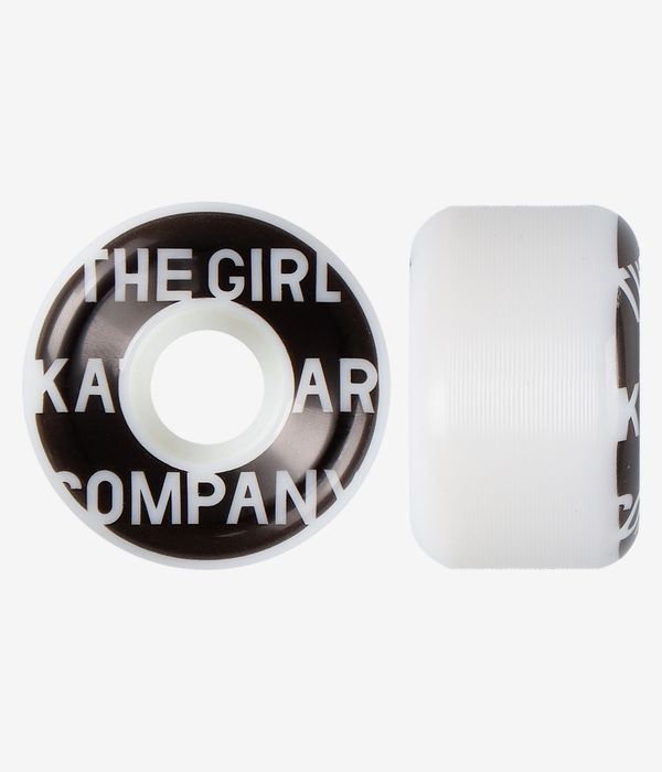 Girl Sans Conical Rollen (white black) 52mm 99A 4er Pack
