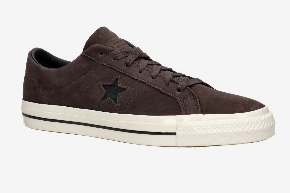 Converse CONS One Star Pro Nubuck Leather Chaussure (coffee nut egret black)
