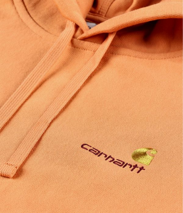Carhartt WIP American Script Bluzy z Kapturem (redhaven)