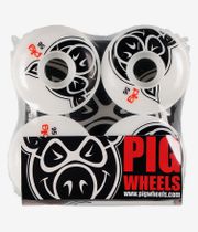 Pig Head Wheels (white) 56mm 101A 4 Pack