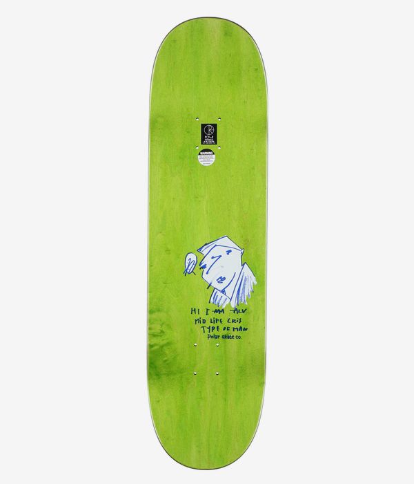 Polar Team Tied Up 8.75" Planche de skateboard (multi)