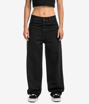 Carhartt WIP W' Brandon Pant Smith Broeken women (black stone washed)