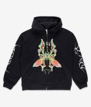 rave Ivy Zip-Hoodie (black)