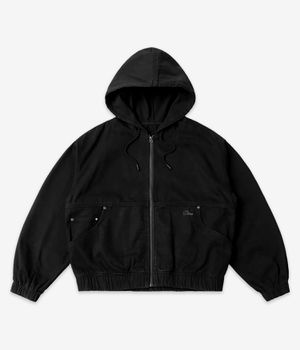 Dime Hooded Denim Jacket (black)