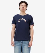 Dime Arch Ringer T-Shirt (navy)