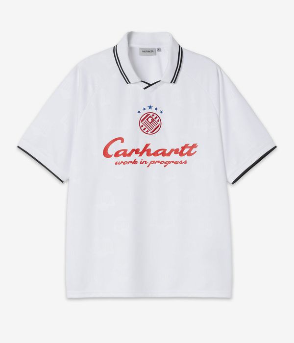Carhartt WIP Terrace Football Jersey T-Shirt (white)