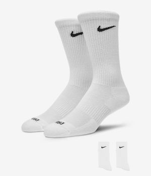 Nike SB Everday Plus Cushioned Skarpetki (white black) trójpak