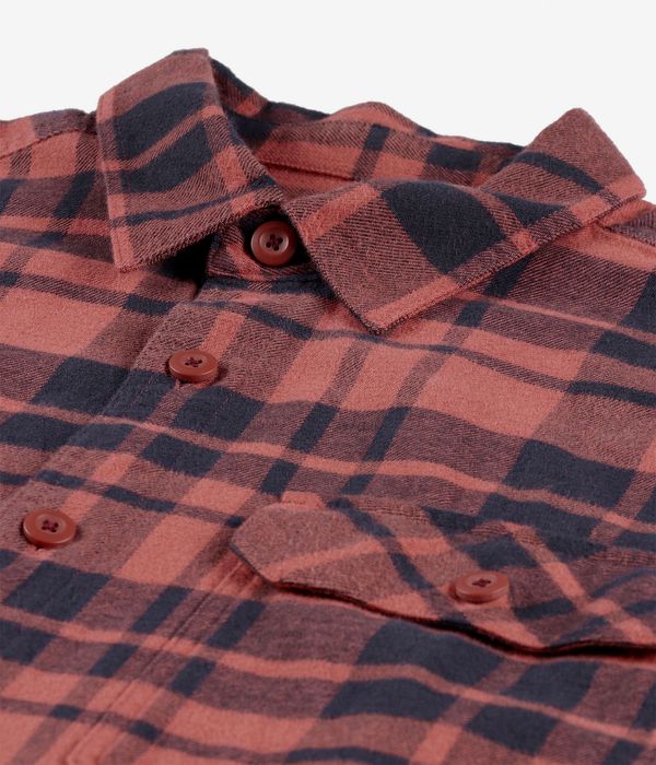 Patagonia Organic Cotton Fjord Flannel Hemd (ice caps burl red)