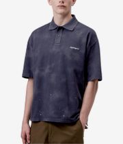 Carhartt WIP Painter Polo-Shirt (dark navy destroy wash splatter)