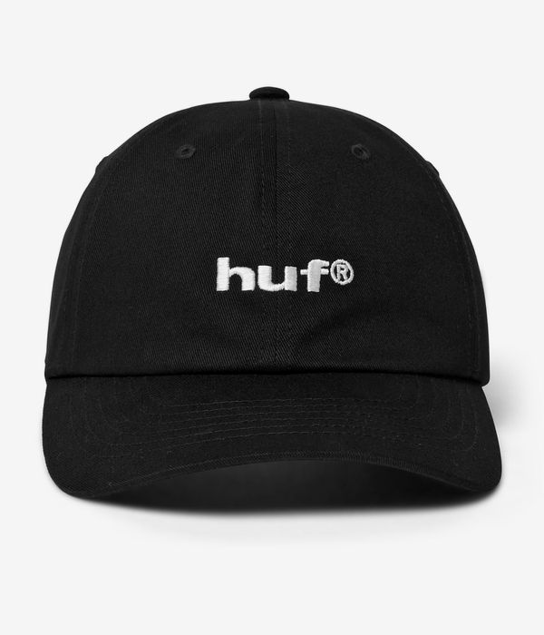 HUF 89 Embroidered 6 Panel Cap (black white)