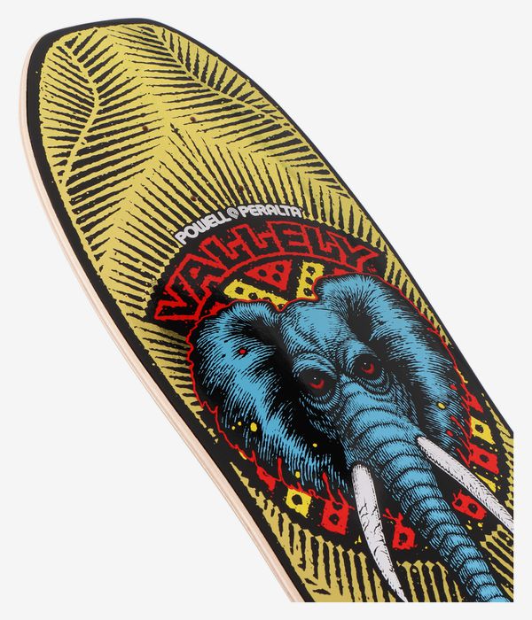 Powell-Peralta Vallely Elephant Shape 163 10" Skateboard Deck (gold)