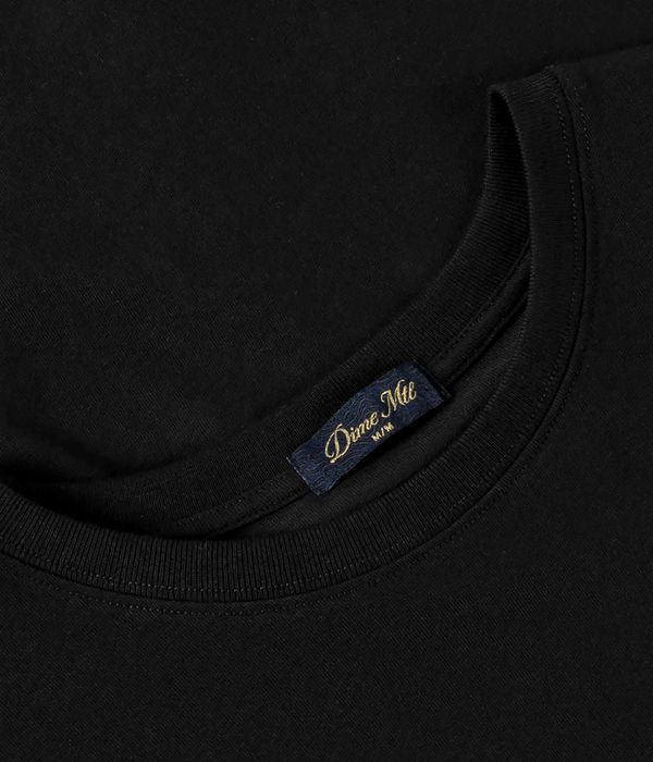 Dime Cursive Paper Cut T-Shirt (black)