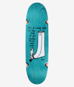 Polar Rozenberg Rock Roll Wheel Well Football 8.75" Skateboard Deck (multi)