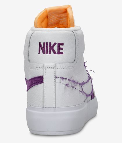 Nike Sb Zoom Blazer Mid Edge Shoes White Viotech White Buy At Skatedeluxe