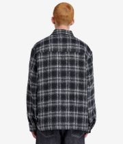 Element Fuzzy Check Zip Overshirt Jacket (brushed plaid dark slate)