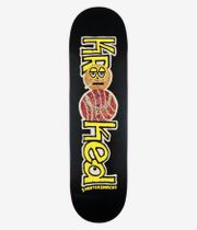 Krooked x Quarter Snacks Snackman 8.5" Skateboard Deck (black)
