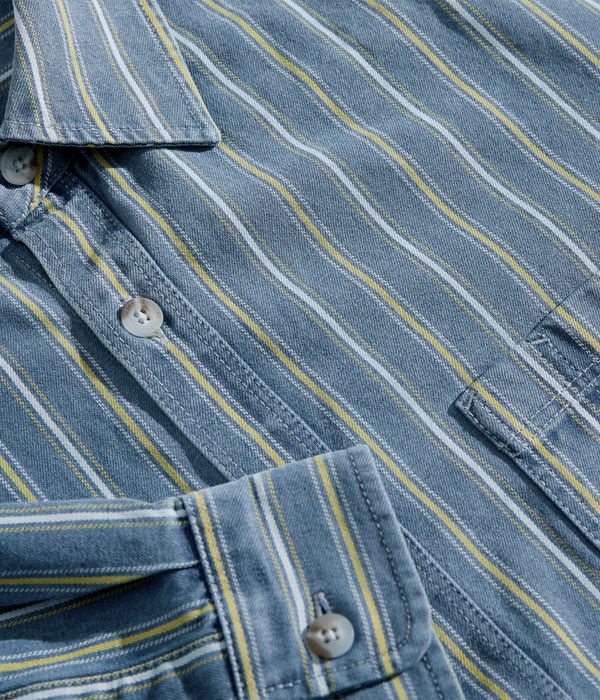 Polar Mike Denim Camicia (blue yellow)