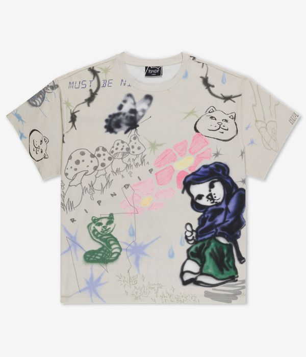 RIPNDIP Goosebumps T-Shirt (bone)