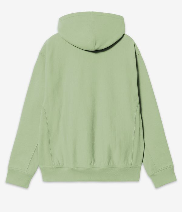 Carhartt WIP American Script Felpa Hoodie (pale olive)