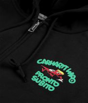 Carhartt WIP Pronto Zip-Sweatshirt avec capuchon (black)