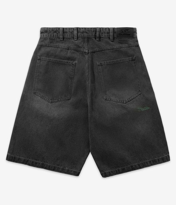 Butter Goods Garage Denim Shorts (faded black)