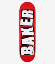 Baker Team Brand Logo 8.6" Planche de skateboard (white)