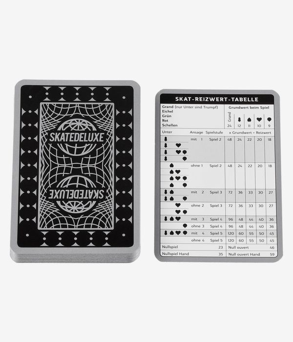 skatedeluxe World Playing Cards Akcesoria. (black)