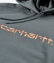 Carhartt WIP W' Basic Bluzy z Kapturem women (velvet green gentle orange)