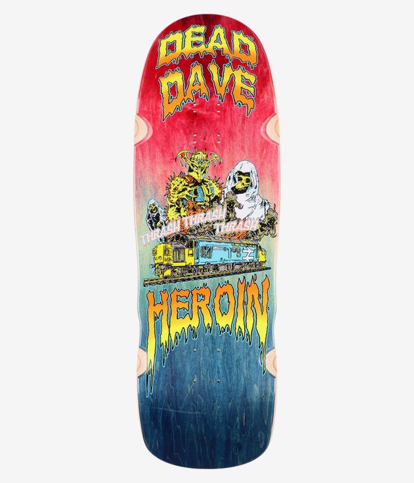 Heroin Skateboards Dead Dave 10.1" Skateboard Deck (multi)