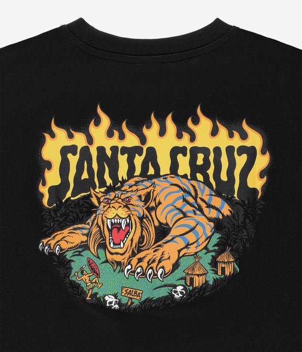 Santa Cruz Salba Tiger Redux Camiseta (black)
