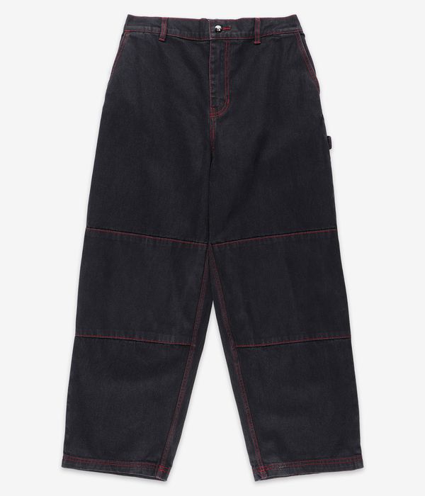 Poetic Collective Sculptor Denim Jeans (black red)