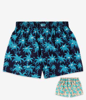 Lousy Livin Palms Boxers (navy macademia) 2 Pack