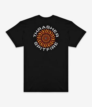 Thrasher x Spitfire Classic Swirl T-Shirt (black)