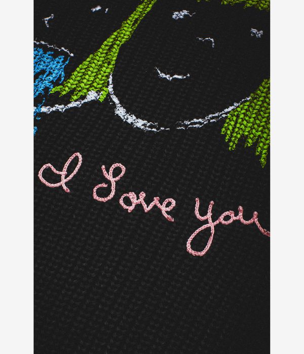 Fucking Awesome I Love You Sweatshirt (black overdyed)