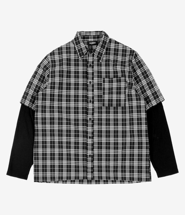 Wasted Paris Yard Tartan Shirt Age Hemd (black white)