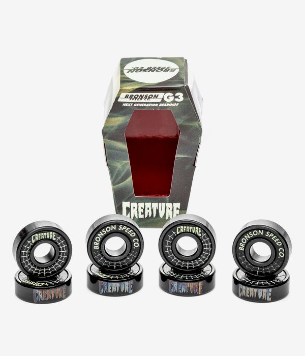 Bronson Speed Co. x Creature G3 Bearings (glow in the dark)