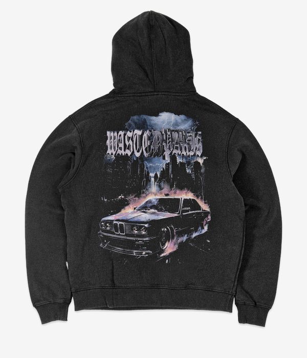 Wasted Paris Run Hoodie (faded black)