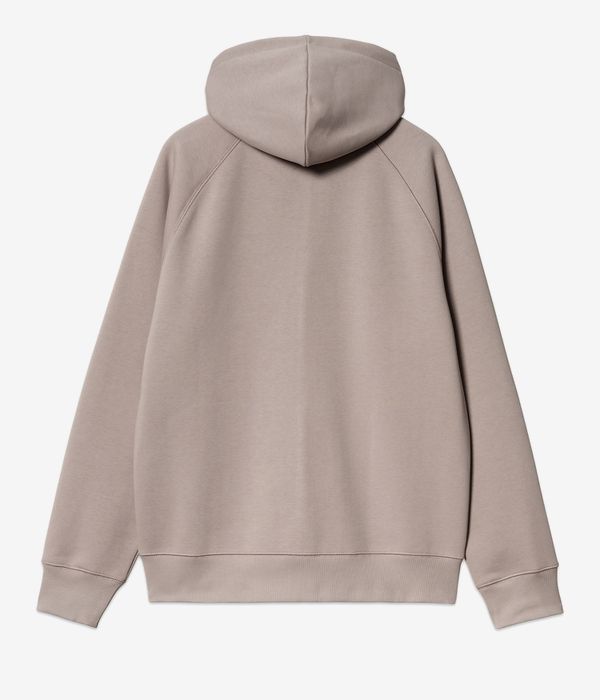 Carhartt WIP Chase Zip-Sweatshirt avec capuchon (dusky beige gold)