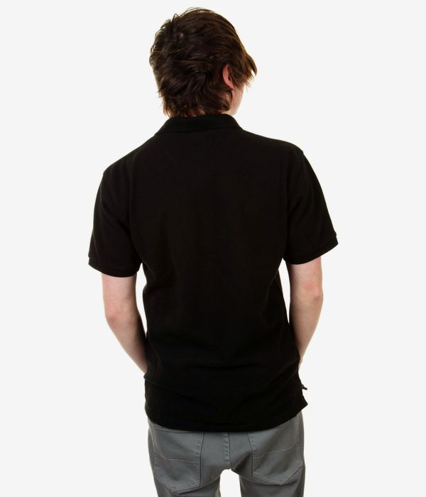Carhartt WIP Basic Polo-Shirt (black white)