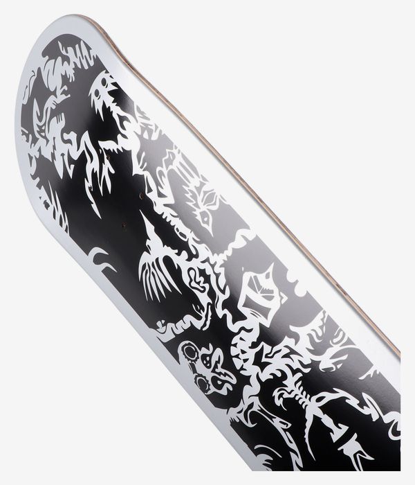 skatedeluxe Zinkey Twin Tail 8.25" Skateboard Deck (blakc silver)