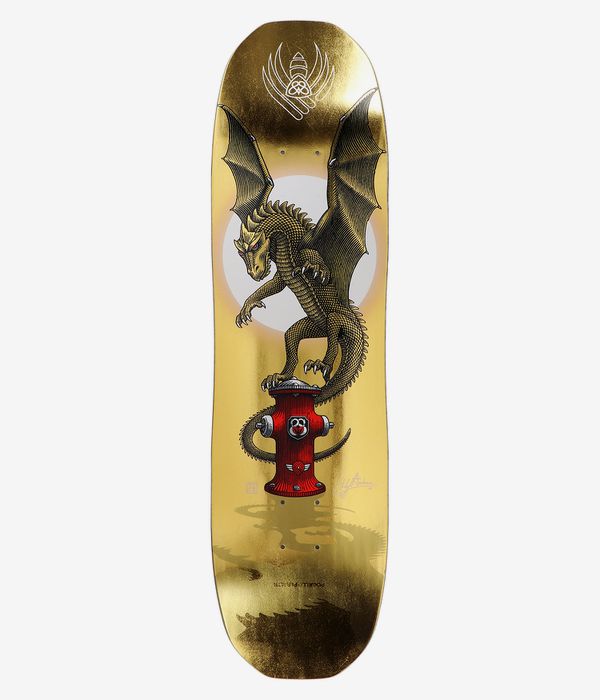 Powell-Peralta Anderson Hydrant Flight Shape 311 8.4" Skateboard Deck (gold foil)