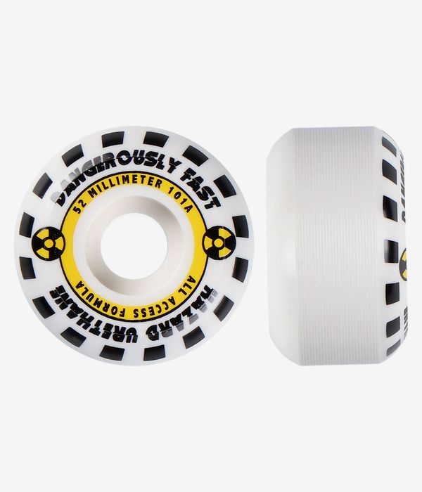Madness Hazard Emergency Conical Rollen (white yellow) 52mm 101A 4er Pack
