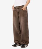Dime Baggy Denim Jeans (sandblasted brown)