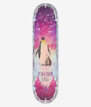 Real Chima Holographic Cathedral 8.25" Planche de skateboard (rainbow foil)