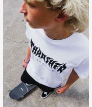 Thrasher Metal Camiseta (white)