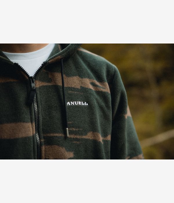 Anuell Grunnor Fleece Zip-Hoodie (coffee)