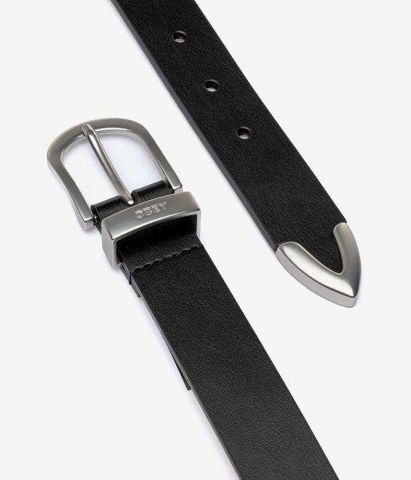 Obey Classic Leather Belt (black)