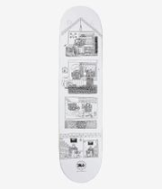 MOB Building People 8.125" Planche de skateboard (white black)