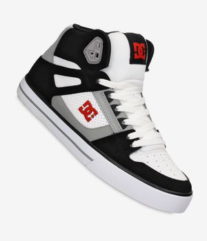 DC Pure High Top WC Buty (black white red)